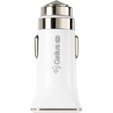 Автомобильное зарядное устройство Gelius Pro Apollo (GP-CC01, 2USB, 3.1A) с кабелем iPhone X White