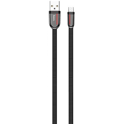 Кабель Hoco U74 Grand MicroUSB (1m) (черный \ Black)