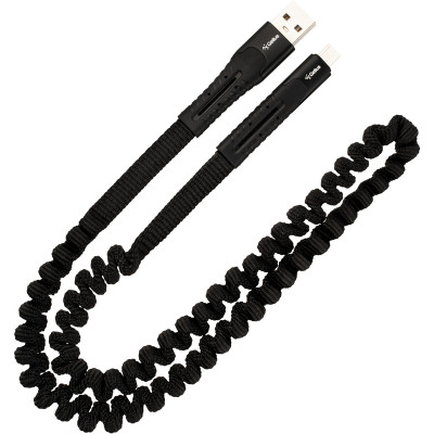 Кабель USB Gelius Pro Spring GP-UC101 Micro USB (2.4A) (черный \ Black)