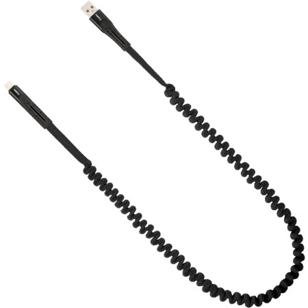 Кабель USB Gelius Pro Spring GP-UC101 Micro USB (2.4A) (черный \ Black)