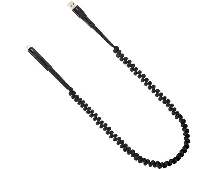 Кабель USB Gelius Pro Spring USB to Micro (2.4A) Black (GP-UC101)