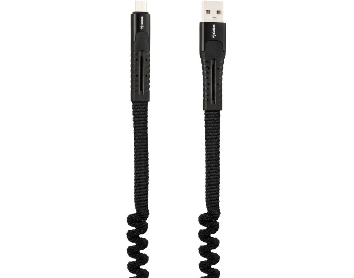 Кабель USB Gelius Pro Spring USB to Micro (2.4A) Black (GP-UC101)