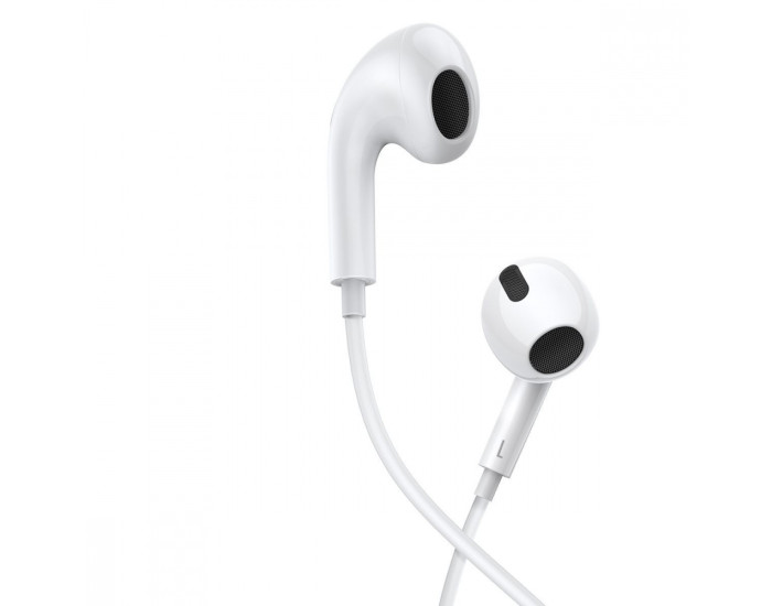 Провідні навушники Baseus Encok 3.5mm Wired Earphone H17, White (NGCR020002)