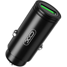 Автомобільне зарядний пристрій XO CC39 (1USB QC3.0 18W) Black
