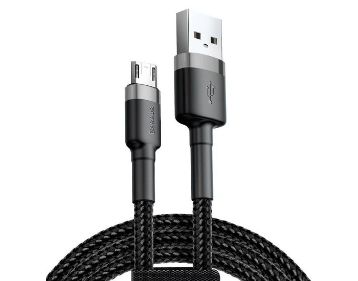 Кабель USB Baseus Cafule MicroUSB (CAMKLF-CG1) (2m) (черный  Black)