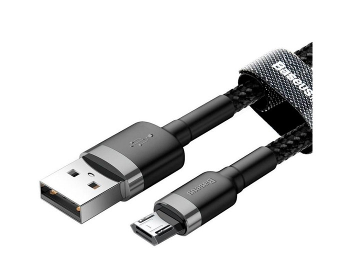 Кабель USB Baseus Cafule MicroUSB (CAMKLF-CG1) (2m) (черный  Black)