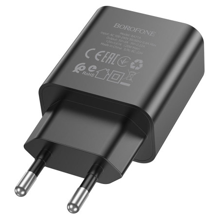 Сетевое зарядное устройство Borofone BA71A (PD20W) Черный