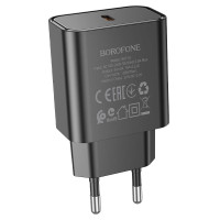 Сетевое зарядное устройство Borofone BA71A (PD20W) Черный