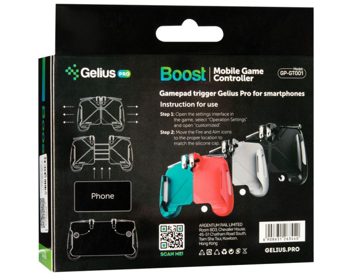 Геймпад для телефона Gelius Pro Boost (GP-GT001) (Blue/Red)
