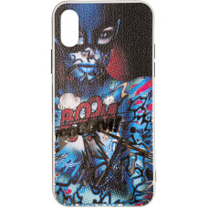 Чехол-силикон Print Case for iphone X/ XS №1