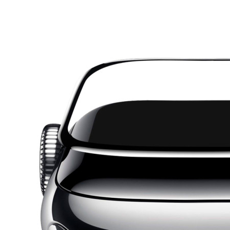 Защитное стекло Baseus Curved-Screen Apple Watch 38mm 3D (Черный / Black) (SGAPWA4-C01) (0.23mm)