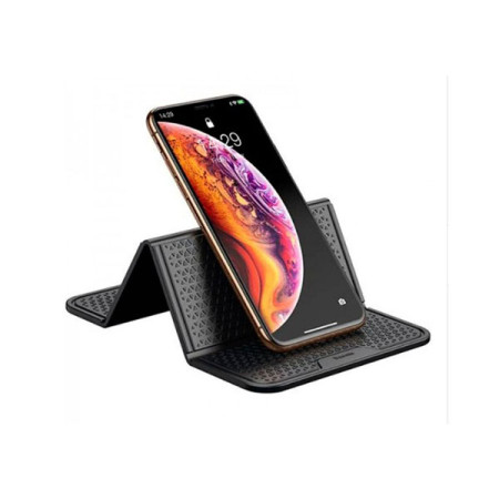 Резиновый коврик Baseus Folding Bracket Antiskid Pad (SUWNT-01) (черный \ Black) (Класс B)