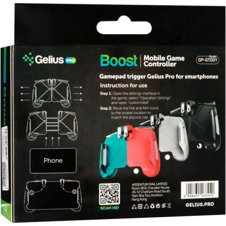 Геймпад для телефона Gelius Pro Boost GP-GT001 Black