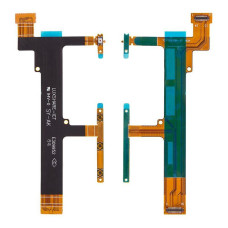 Шлейф для Sony F3112 Xperia XA Dual, F3113 Xperia XA, F3115 Xperia XA, F3116 Xperia XA Dual, боковых клавиш, с компонен