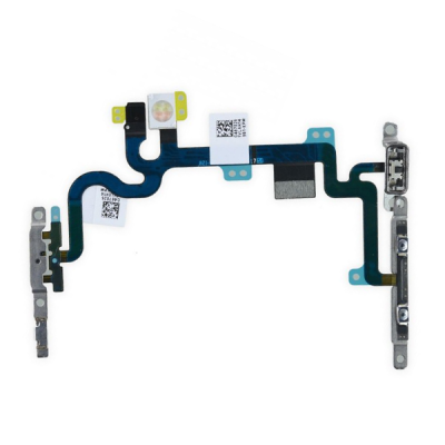Шлейф для iPhone 7, кнопки включення, з компонентами