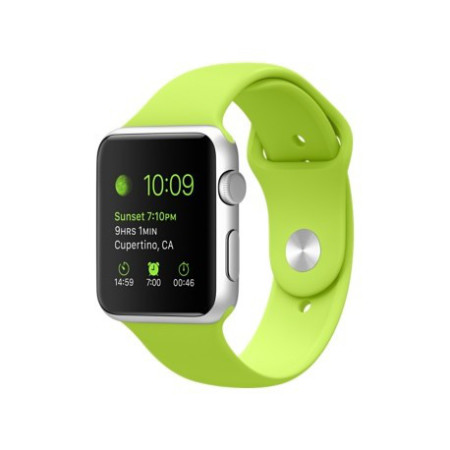 Силиконовый ремешок для Apple Watch Series 38/40 mm (Зеленый / Lime)