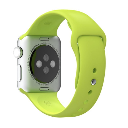 Силиконовый ремешок для Apple Watch Series 38/40 mm (Зеленый / Lime)