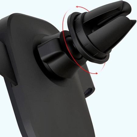 Автодержатель в дефлектор XO C37 (Черный / Black)