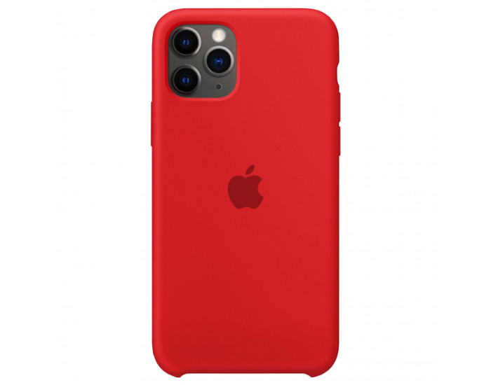 Чехол-силикон оригинал 99% Soft Matte iPhone 11 Pro, Red