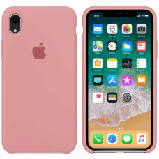 Чехол-силикон оригинал Soft Matte iPhone X Pink (Класс B)