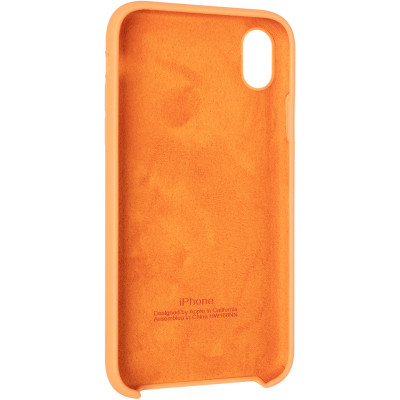 Чехол-силикон оригинал Soft Matte iPhone XS Max Orange (Класс C)