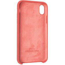 Чехол-силикон оригинал Soft Matte iPhone XS Max, Rose red