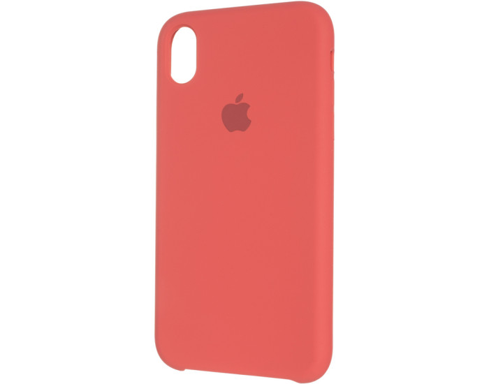 Чехол-силикон оригинал Soft Matte iPhone XS Max, Rose red