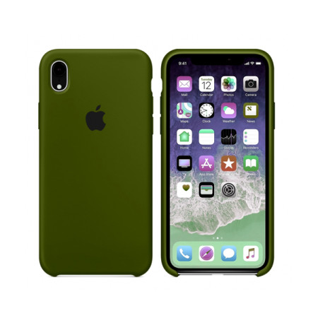 Чехол-силикон оригинал Soft Matte iPhone XR Virid