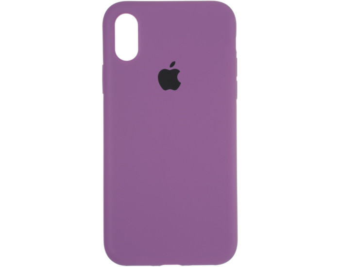 Чехол-силикон оригинал Full Soft Matte iPhone X /XS, Purple