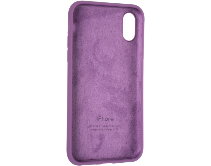 Чехол-силикон оригинал Full Soft Matte iPhone X /XS, Purple