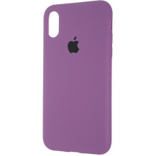 Чехол-силикон оригинал Full Soft Matte iPhone X /XS, Purple