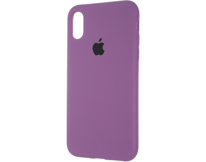 Чехол-силикон оригинал Full Soft Matte iPhone X /XS, Purple