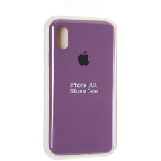 Чехол-силикон оригинал Full Soft Matte iPhone X /XS, Purple