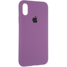Чехол-силикон оригинал Full Soft Matte iPhone X /XS, Purple