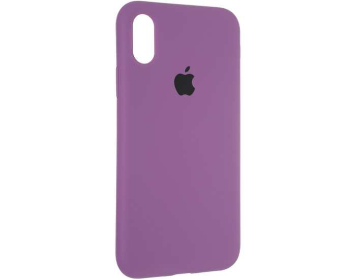 Чехол-силикон оригинал Full Soft Matte iPhone X /XS, Purple