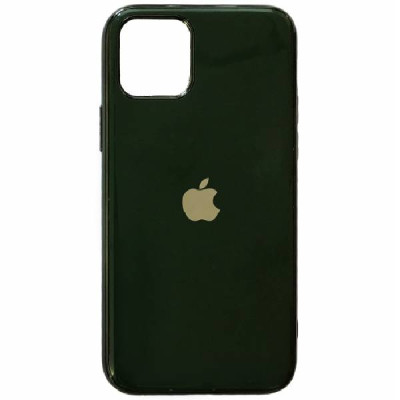 Чехол-силикон Soft Glass iPhone XS Max Forest Green