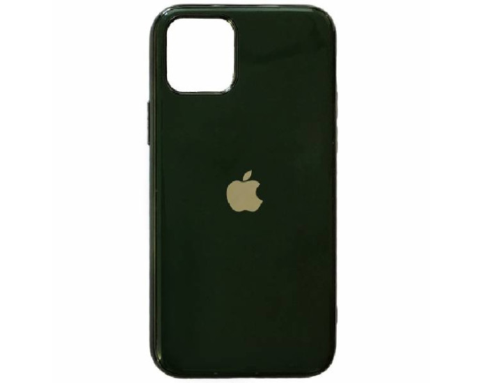 Чехол-силикон Soft Glass iPhone XS Max Forest Green