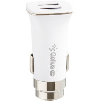 Автомобільне зарядний пристрій Gelius Pro Apollo (GP-CC01, 2USB, 3.1A) White