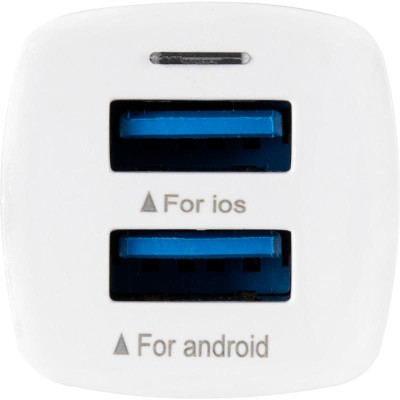 Автомобильное зарядное устройство Gelius Pro Apollo (GP-CC01, 2USB, 3.1A) White