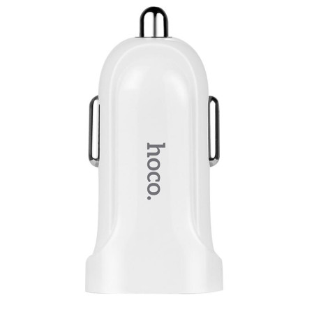 Автомобильное зарядное устройство Hoco Z2 с кабелем Micro (1USB,1.5A), White