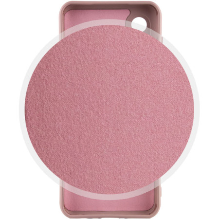 Чехол-силикон Silicone Lakshmi Full Camera Samsung S21 FE, G990, (Розовый / Pink Sand) (Класс B)