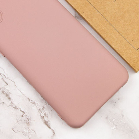 Чехол-силикон Silicone Lakshmi Full Camera Samsung S21 FE, G990, (Розовый / Pink Sand) (Класс B)