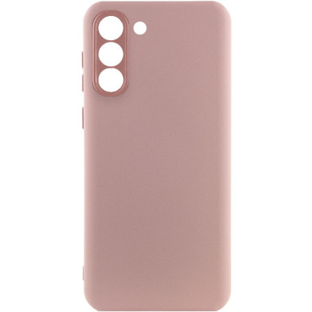 Чехол-силикон Silicone Lakshmi Full Camera Samsung S21 FE, G990, (Розовый / Pink Sand) (Класс B)