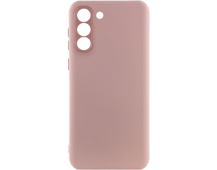 Чохол-силікон Silicone Lakshmi Full Camera Samsung S21 FE, G990, (Рожевий / Pink Sand)