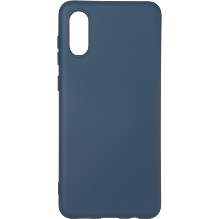Чехол-силикон Full Soft Matte Case Samsung A022, A02 Dark Blue