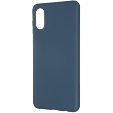 Чехол-силикон Full Soft Matte Case Samsung A022, A02 Dark Blue