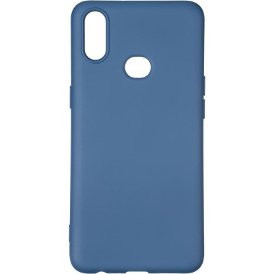 Чохол-силікон оригінал Full Soft Matte Samsung A107 A10s Dark Blue