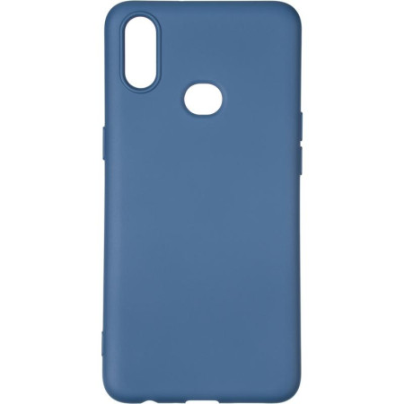 Чехол-силикон оригинал Full Soft Matte Samsung A107 A10s Dark Blue