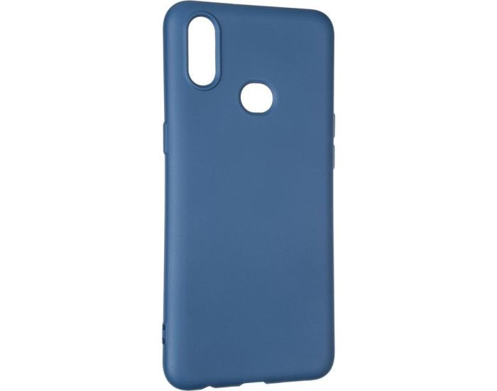 Чехол-силикон оригинал Full Soft Matte Samsung A107 A10s Dark Blue