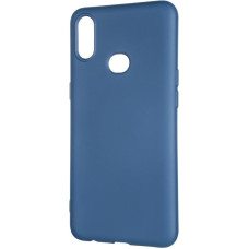 Чехол-силикон оригинал Full Soft Matte Samsung A107 A10s Dark Blue